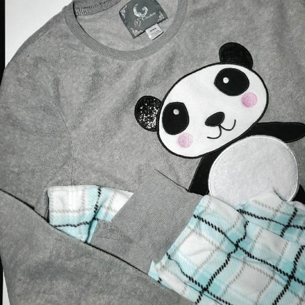 Comfy Panda PJ Set For Girls
